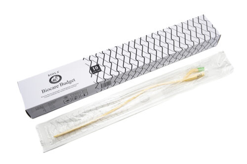 Катетер Фолея Biocare® Budget 2-х, 3-х ходовой, с силиконовым покрытием, однокр.прим. стер