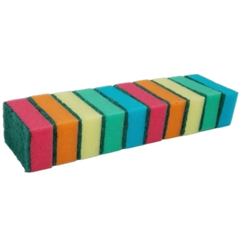 Губка для посуды набор 10шт