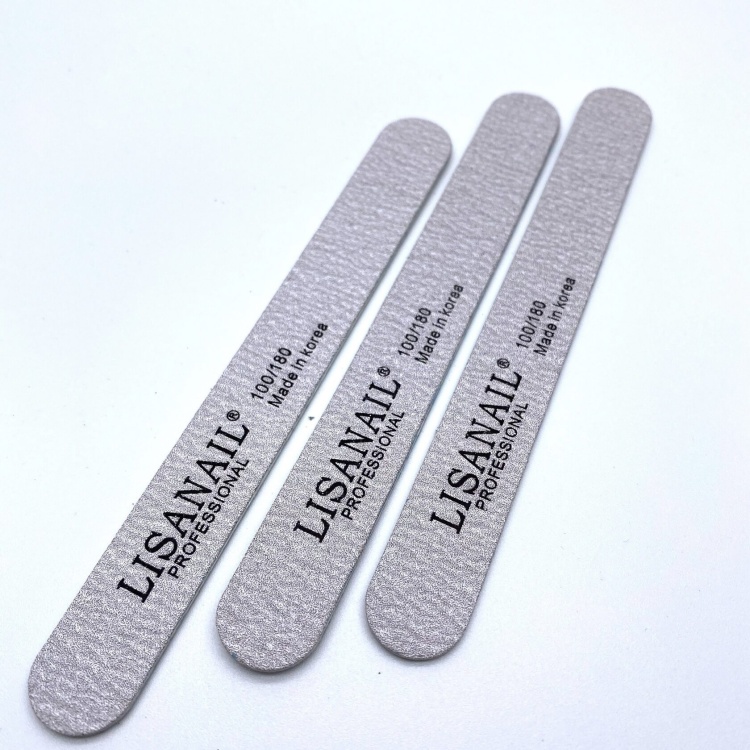 Lisanail маникюрная пилка 100/180 грит 50 шт