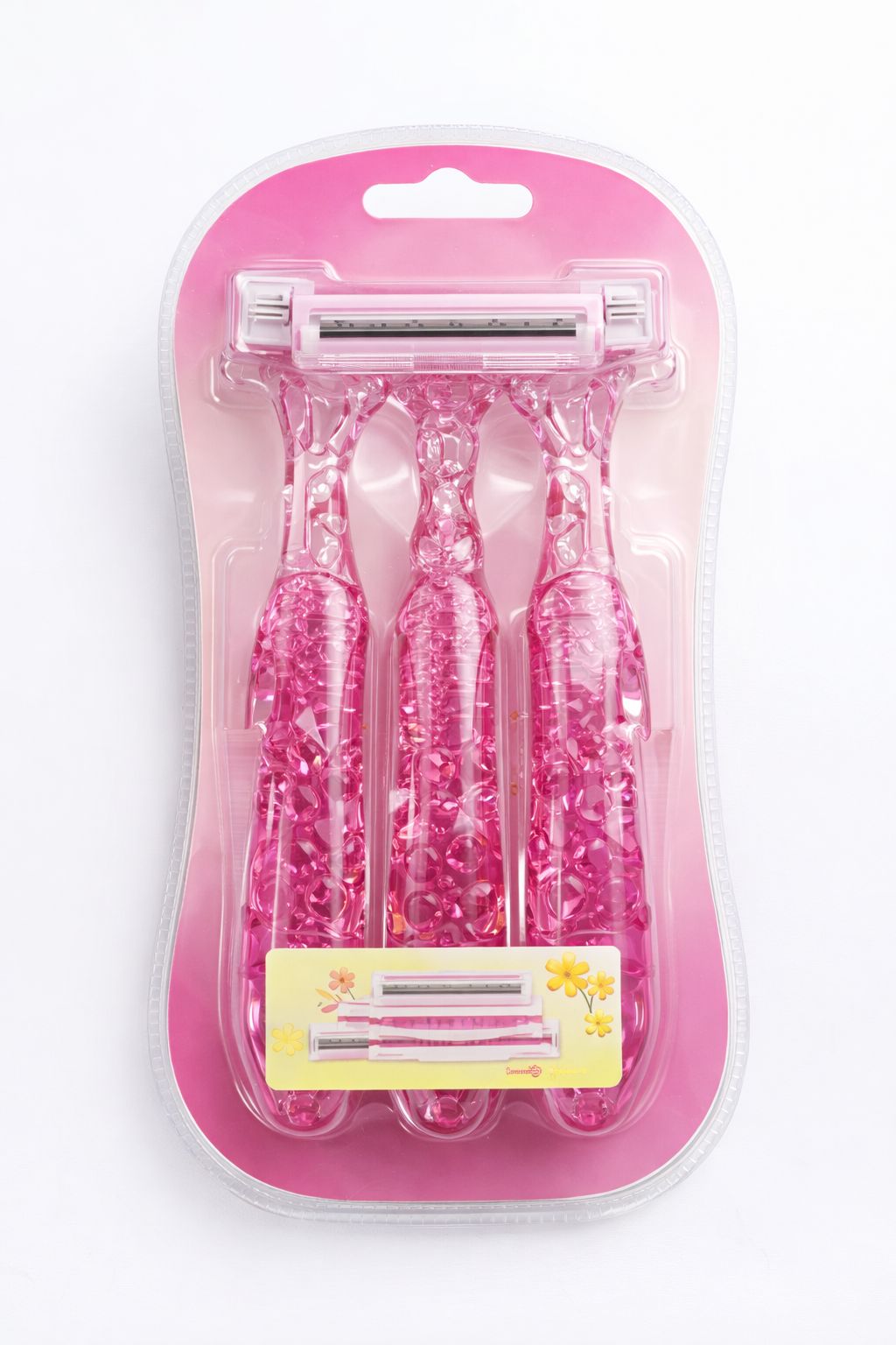 Бритва женская набор 3 штуки в упаковке