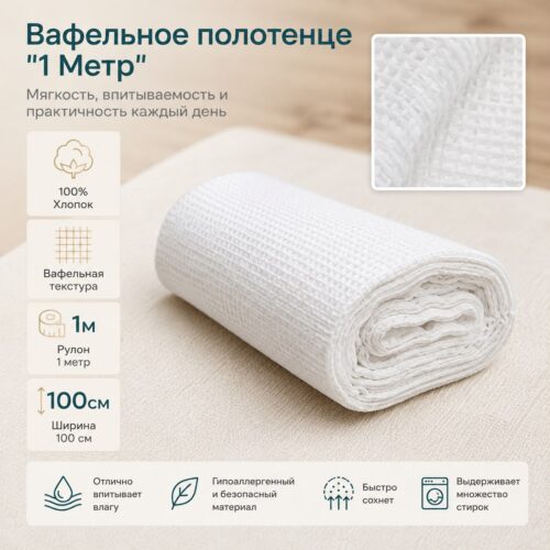 Вафельное полотенце