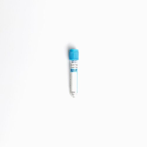 Пробирка вакуумная 3,6мл Beelab® с цитратом натрия 3,2% (голубая крышка)